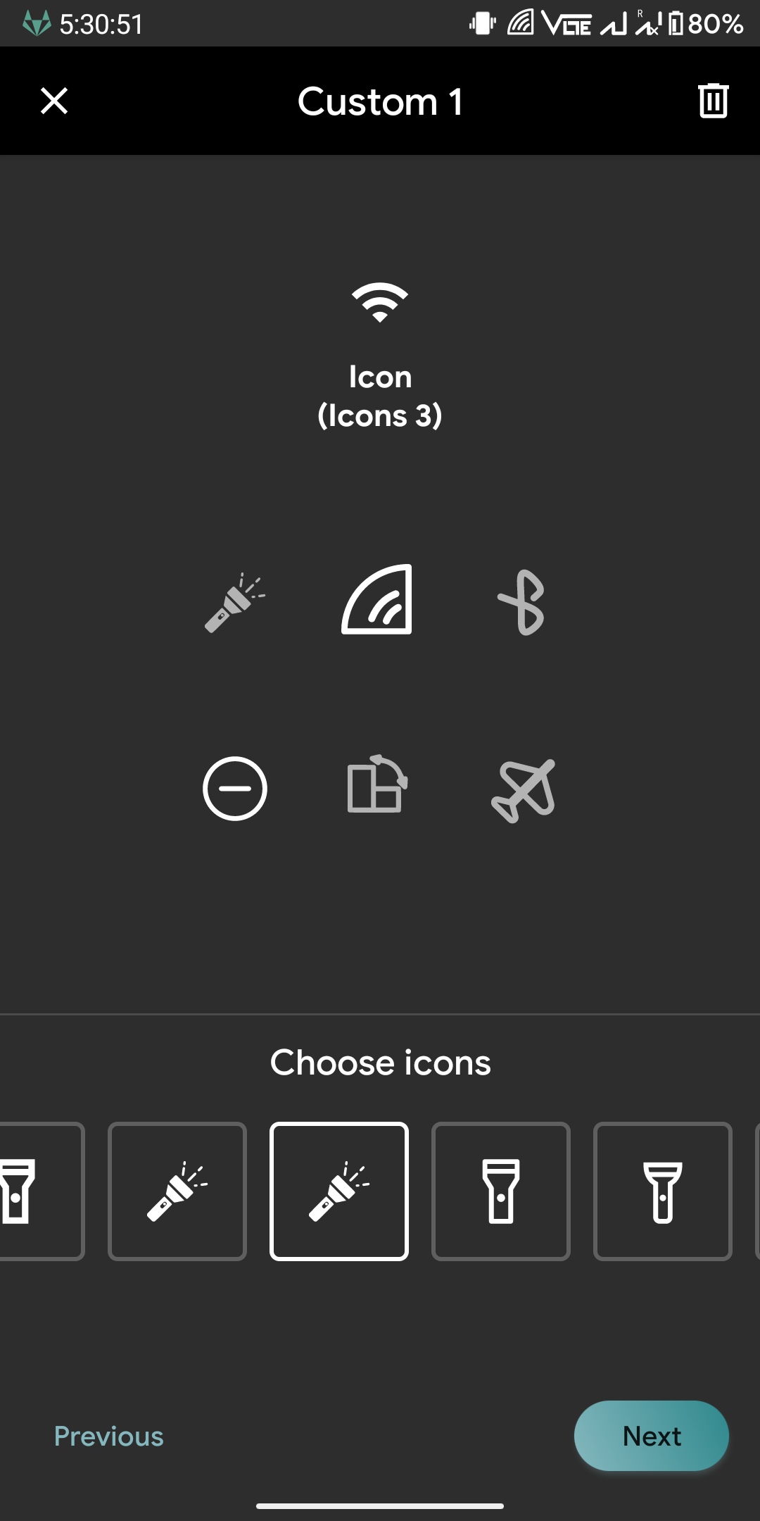 statusbar icons